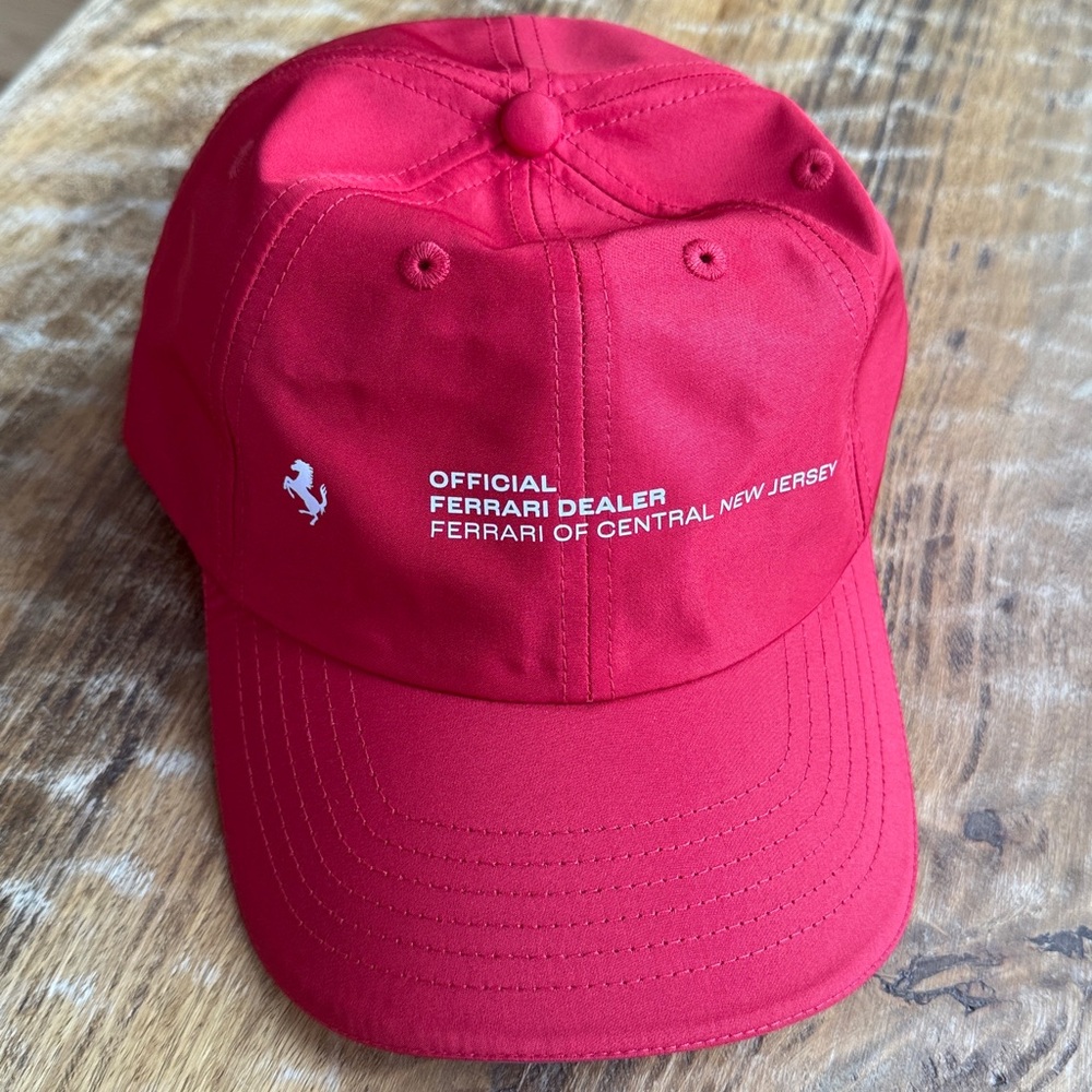 Ferrari Black Official Dealer Cap